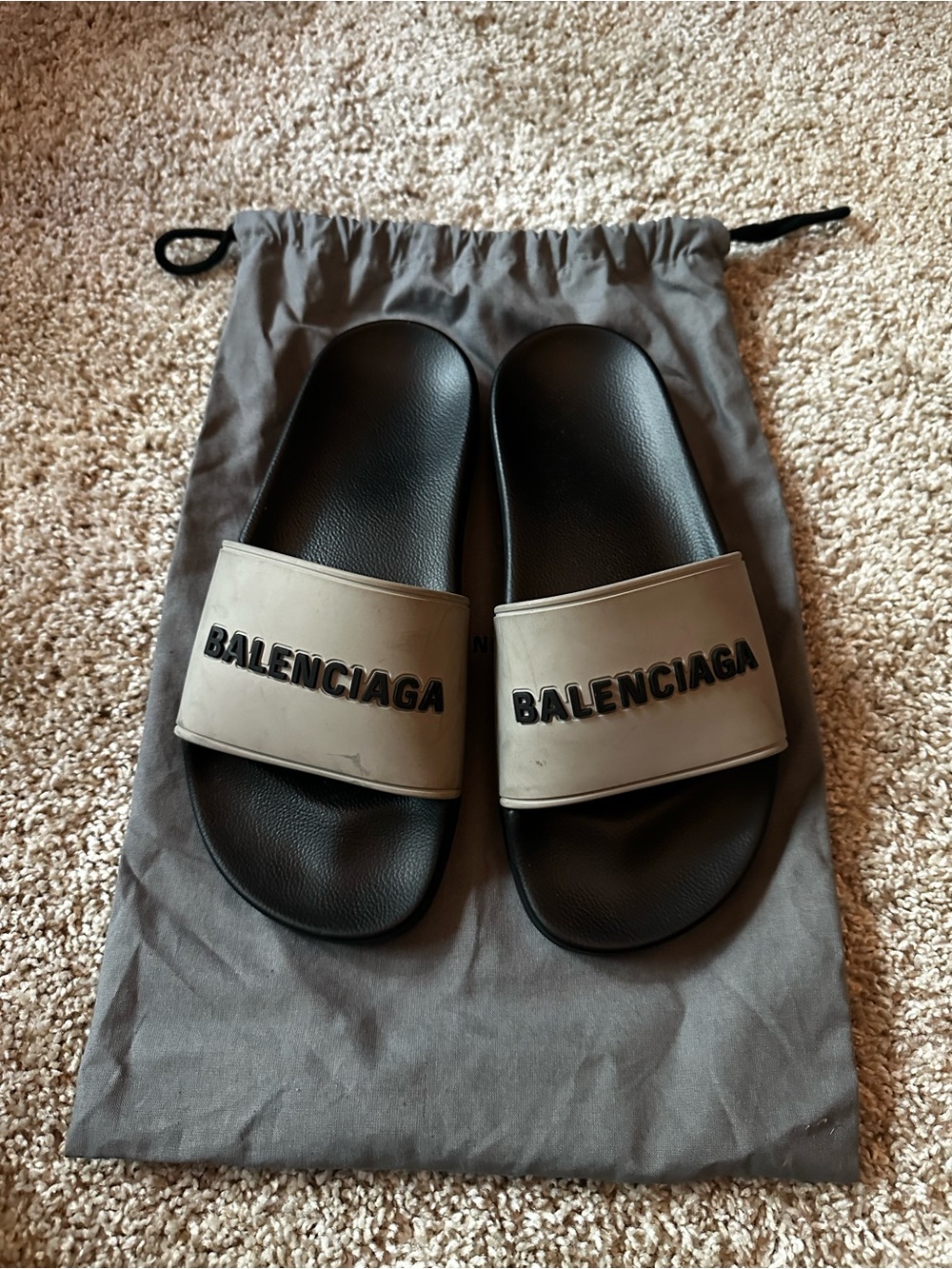 Balenciaga Pool Slide Sandals - Picture 1 of 4